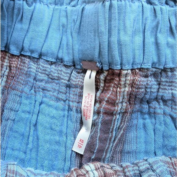 Free People Las Palmas Sailor Cotton Short Shorts in Riverside Combo, size XS - Picture 3 of 7